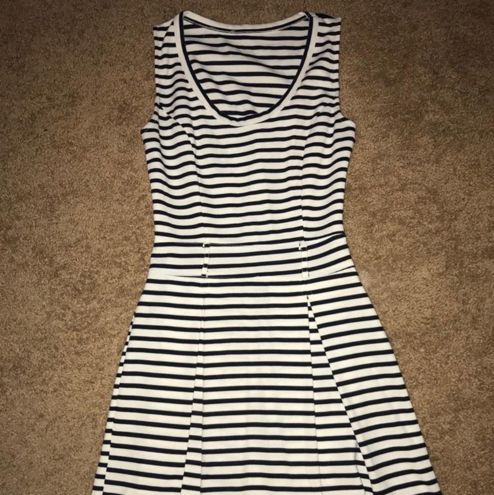 Stripped mini dress